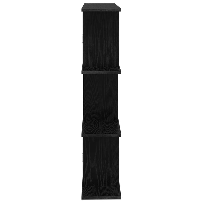 Raft de perete Stejar Negru 80 x 20 x 96 cm Lemn prelucrat - WALTI WALTI