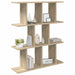 Raft de perete Stejar Sonoma 80 x 20 x 96 cm Lemn prelucrat - WALTI WALTI