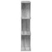 Raft de perete Sonoma gri 80 x 20 x 96 cm Lemn prelucrat - WALTI WALTI