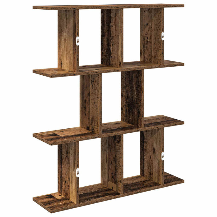 Raft de perete Lemn vechi 80 x 20 x 96 cm Lemn prelucrat - WALTI WALTI
