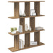 Raft de perete Stejar Artizanal 80 x 20 x 96 cm Lemn prelucrat - WALTI WALTI