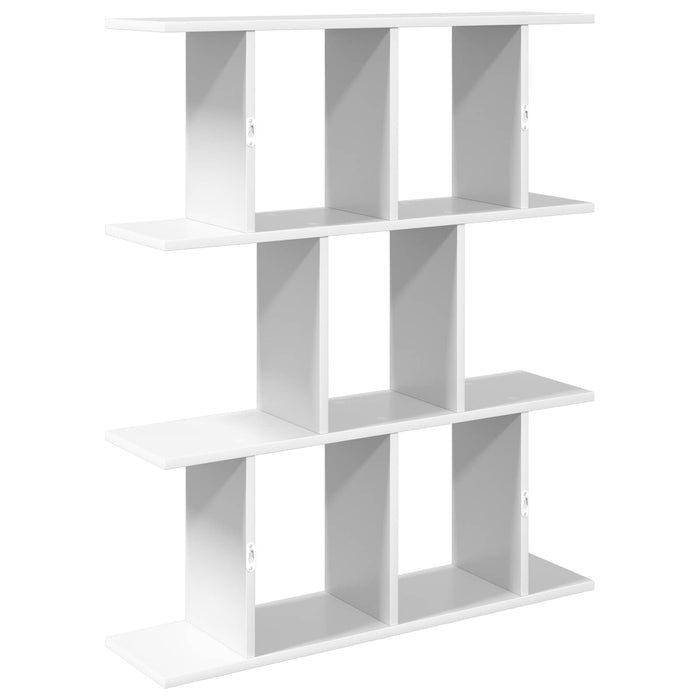 Raft de perete Alb 102 x 20 x 96 cm Lemn prelucrat - WALTI WALTI