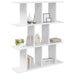 Raft de perete Alb 102 x 20 x 96 cm Lemn prelucrat - WALTI WALTI