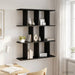Raft de perete Stejar Negru 102 x 20 x 96 cm Lemn prelucrat - WALTI WALTI
