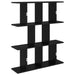 Raft de perete Stejar Negru 102 x 20 x 96 cm Lemn prelucrat - WALTI WALTI