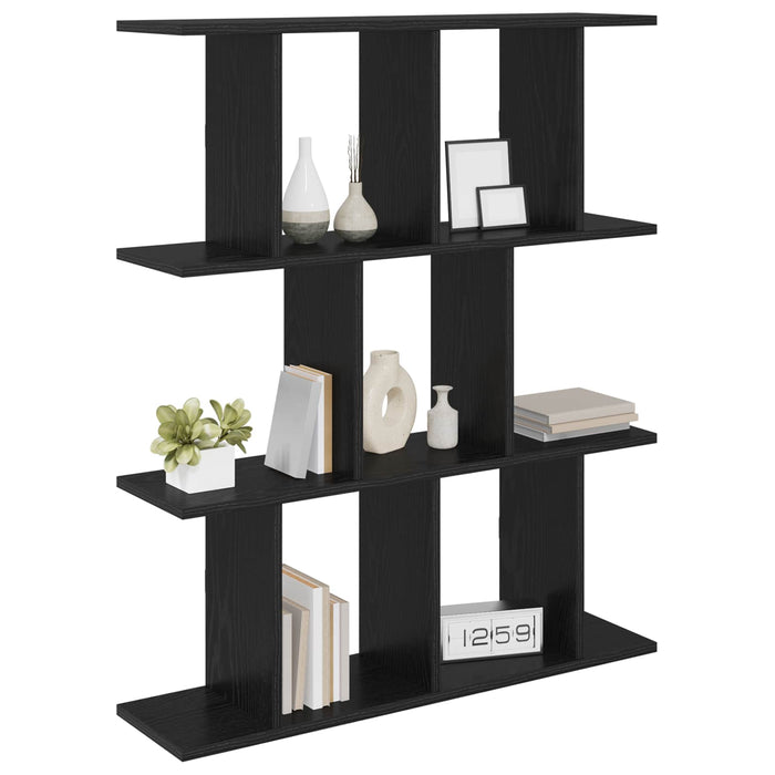 Raft de perete Stejar Negru 102 x 20 x 96 cm Lemn prelucrat - WALTI WALTI