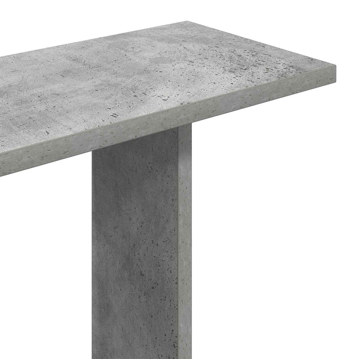Raft de perete Gri Beton 102 x 20 x 96 cm Lemn prelucrat - WALTI WALTI