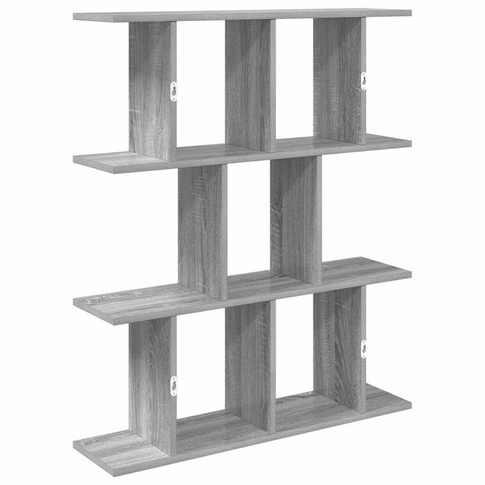 Raft de perete Sonoma gri 102 x 20 x 96 cm Lemn prelucrat - WALTI WALTI