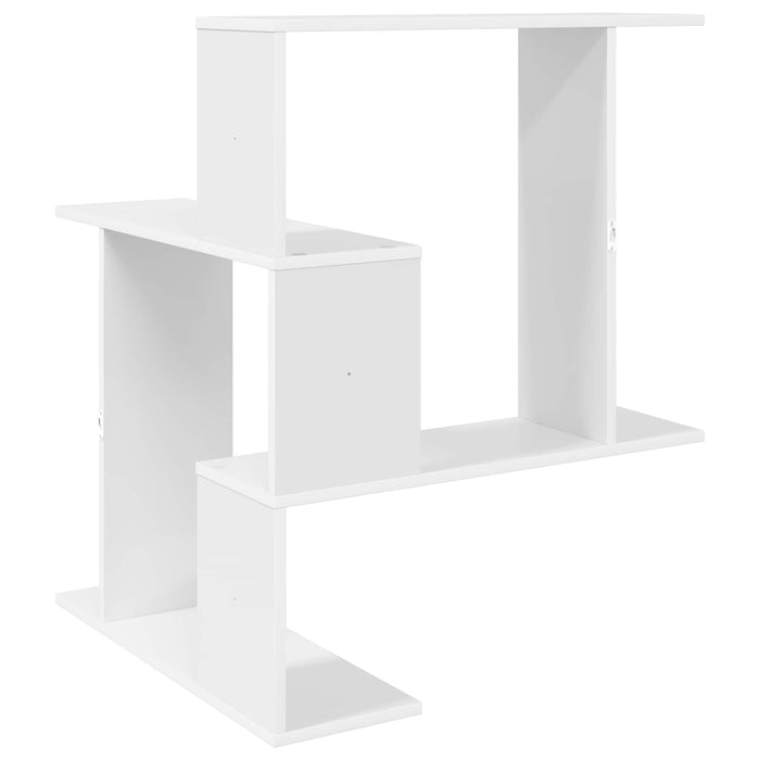 Raft de perete Alb 67 x 67 x 87 cm Lemn prelucrat - WALTI WALTI