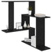 Raft de perete Stejar Negru 67 x 67 x 87 cm Lemn prelucrat - WALTI WALTI
