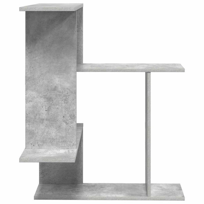 Raft de perete Gri Beton 67 x 67 x 87 cm Lemn prelucrat - WALTI WALTI