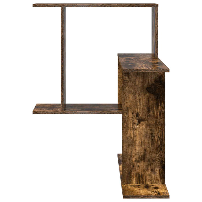 Raft de perete Stejar fumuriu 67 x 67 x 87 cm Lemn prelucrat - WALTI WALTI