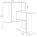Raft de perete Stejar fumuriu 67 x 67 x 87 cm Lemn prelucrat - WALTI WALTI