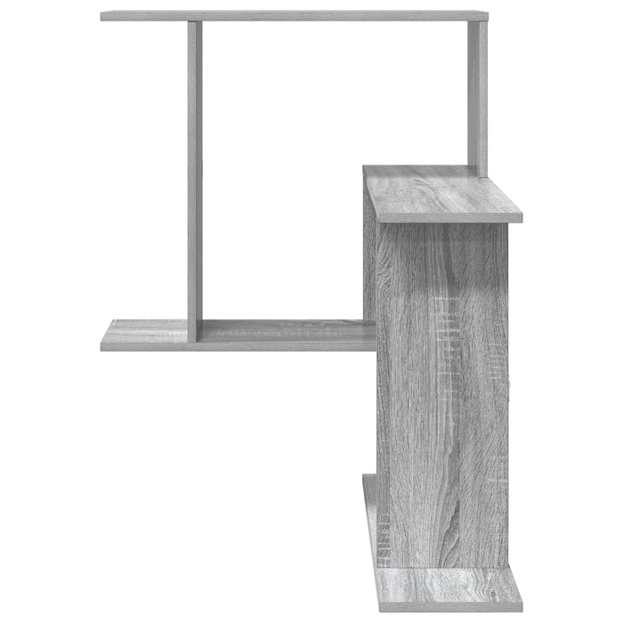 Raft de perete Sonoma gri 67 x 67 x 87 cm Lemn prelucrat - WALTI WALTI