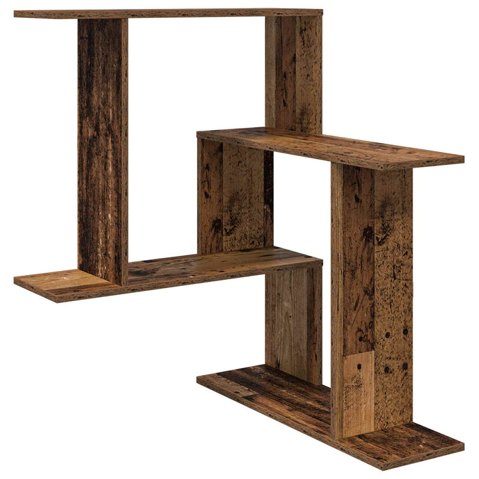 Raft de perete Lemn vechi 67 x 67 x 87 cm Lemn prelucrat - WALTI WALTI
