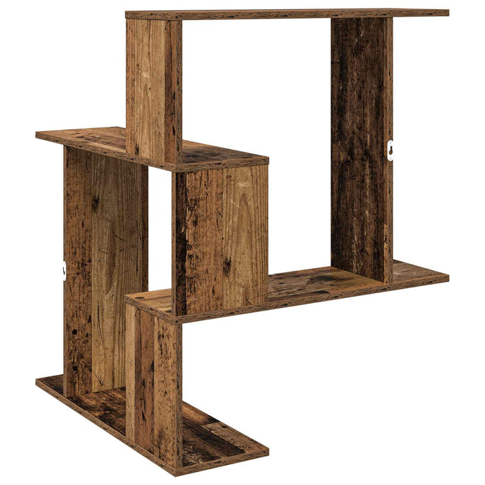 Raft de perete Lemn vechi 67 x 67 x 87 cm Lemn prelucrat - WALTI WALTI