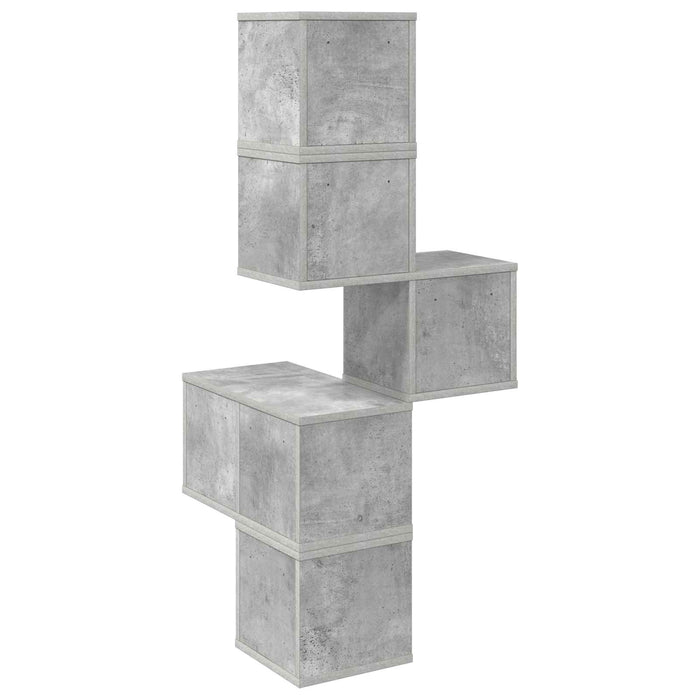 Rafters colțar de perete Gri Beton 48 x 48 x 120 cm - WALTI WALTI
