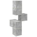 Rafters colțar de perete Gri Beton 48 x 48 x 120 cm - WALTI WALTI