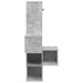 Rafters colțar de perete Gri Beton 48 x 48 x 120 cm - WALTI WALTI