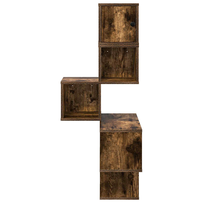 Rafters colțar de perete Stejar fumuriu 48 x 48 x 120 cm - WALTI WALTI
