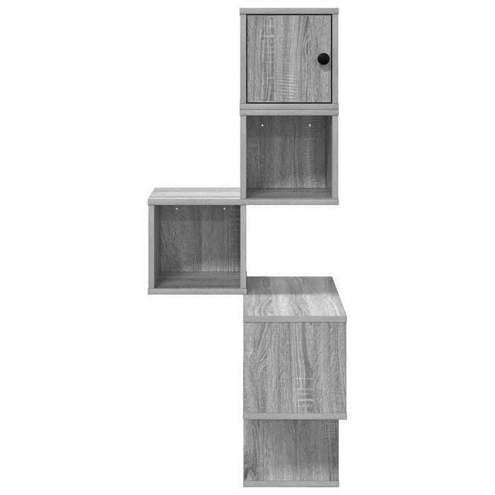 Rafters colțar de perete Sonoma gri 48 x 48 x 120 cm - WALTI WALTI