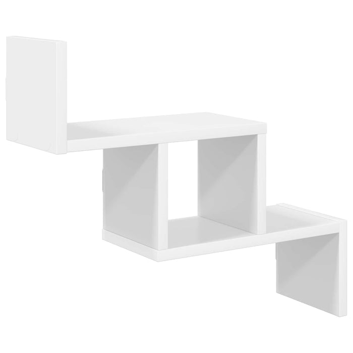 Raft de perete Alb 48 x 15 x 42 cm Lemn prelucrat - WALTI WALTI