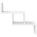 Raft de perete Alb 48 x 15 x 42 cm Lemn prelucrat - WALTI WALTI