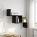 Raft de perete Stejar Negru 48 x 15 x 42 cm Lemn prelucrat - WALTI WALTI