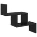 Raft de perete Stejar Negru 48 x 15 x 42 cm Lemn prelucrat - WALTI WALTI