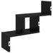 Raft de perete Stejar Negru 48 x 15 x 42 cm Lemn prelucrat - WALTI WALTI