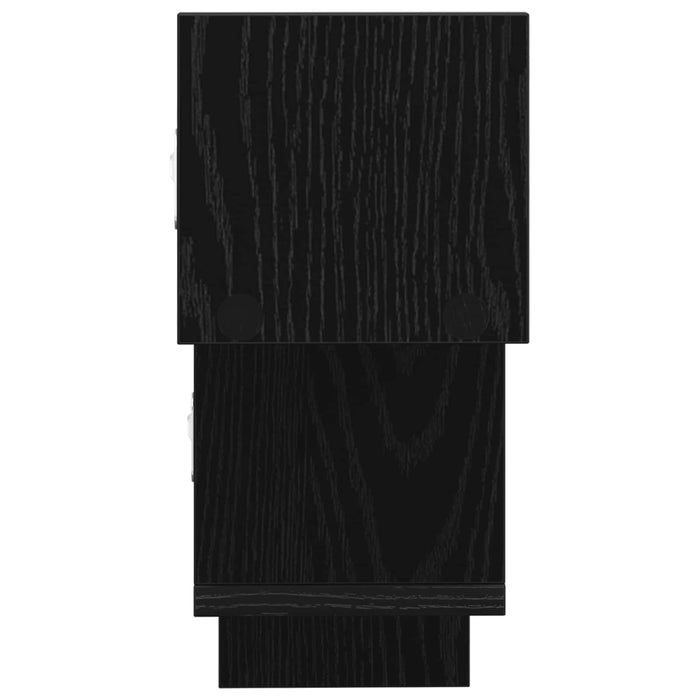 Raft de perete Stejar Negru 48 x 15 x 42 cm Lemn prelucrat - WALTI WALTI