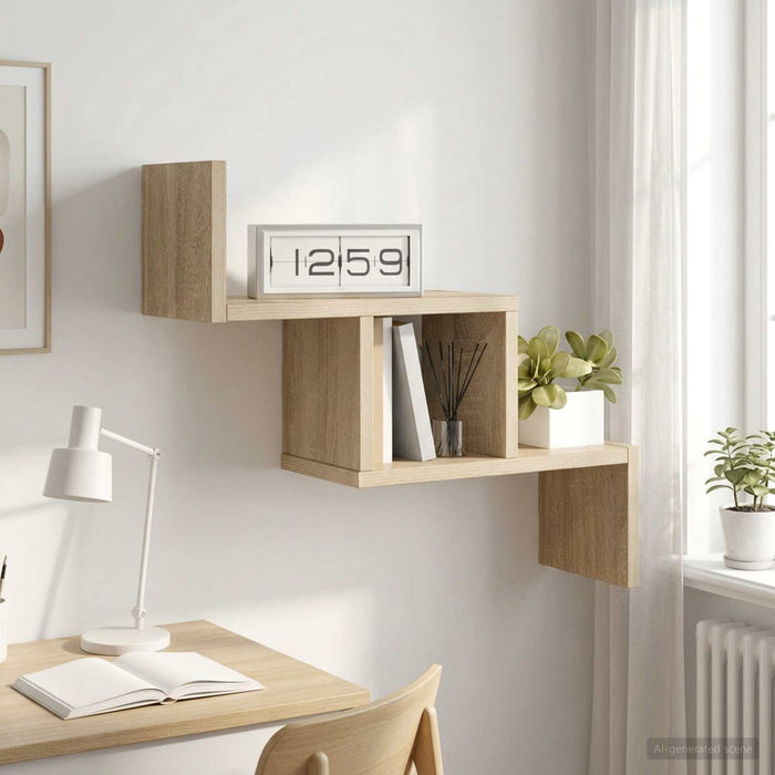Raft de perete Stejar Sonoma 48 x 15 x 42 cm Lemn prelucrat - WALTI WALTI