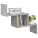 Raft de perete Gri Beton 48 x 15 x 42 cm Lemn prelucrat - WALTI WALTI