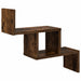 Raft de perete Stejar fumuriu 48 x 15 x 42 cm Lemn prelucrat - WALTI WALTI