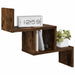 Raft de perete Stejar fumuriu 48 x 15 x 42 cm Lemn prelucrat - WALTI WALTI