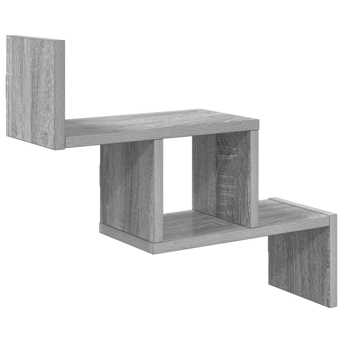 Raft de perete Sonoma gri 48 x 15 x 42 cm Lemn prelucrat - WALTI WALTI