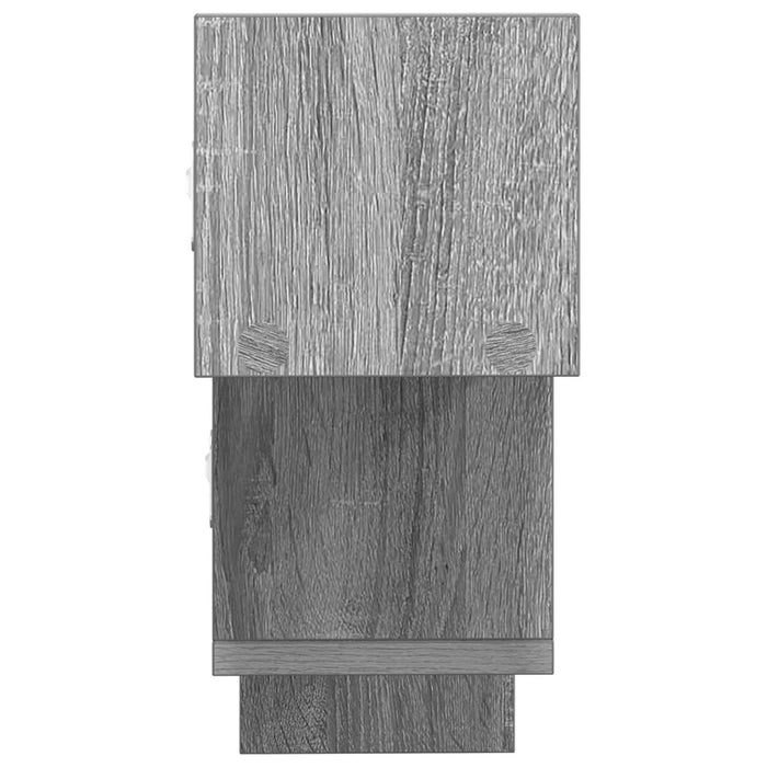 Raft de perete Sonoma gri 48 x 15 x 42 cm Lemn prelucrat - WALTI WALTI