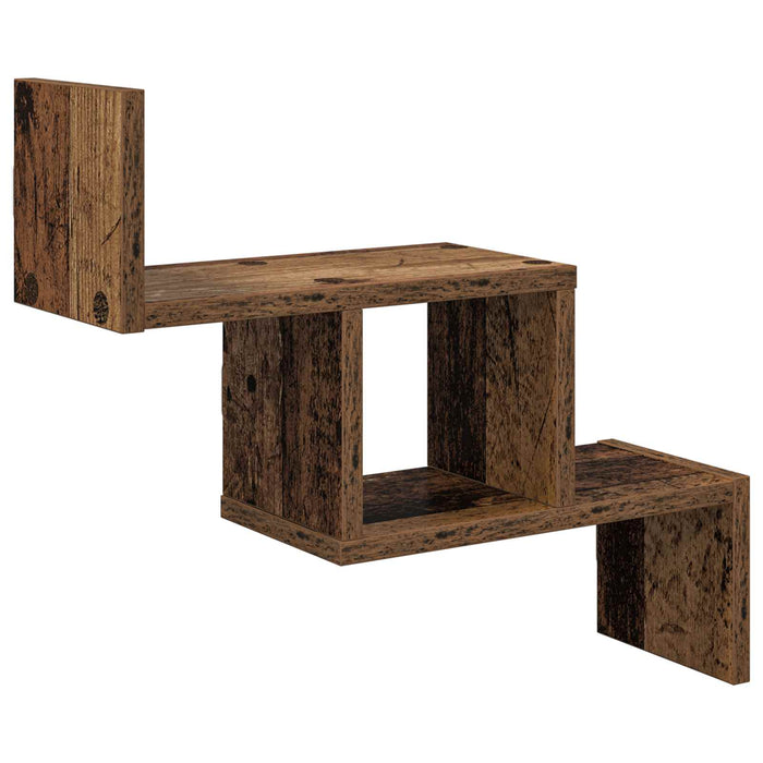 Raft de perete Lemn vechi 48 x 15 x 42 cm Lemn prelucrat - WALTI WALTI