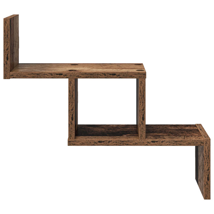 Raft de perete Lemn vechi 48 x 15 x 42 cm Lemn prelucrat - WALTI WALTI