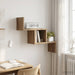 Raft de perete Stejar Artizanal 48 x 15 x 42 cm Lemn prelucrat - WALTI WALTI