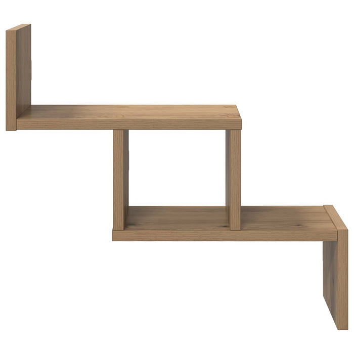 Raft de perete Stejar Artizanal 48 x 15 x 42 cm Lemn prelucrat - WALTI WALTI
