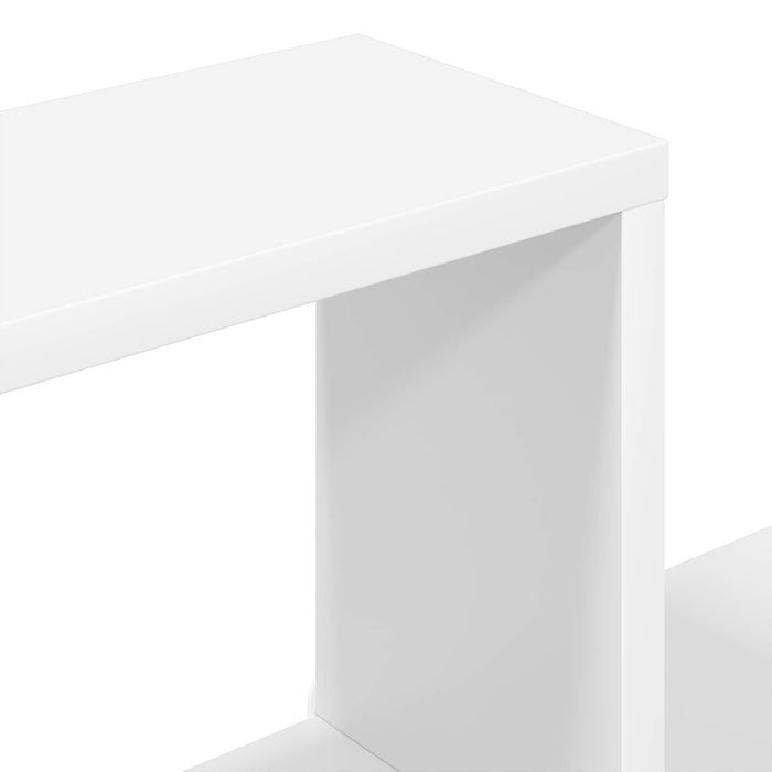 Raft de perete Alb 100 x 13 x 100 cm Lemn prelucrat - WALTI WALTI