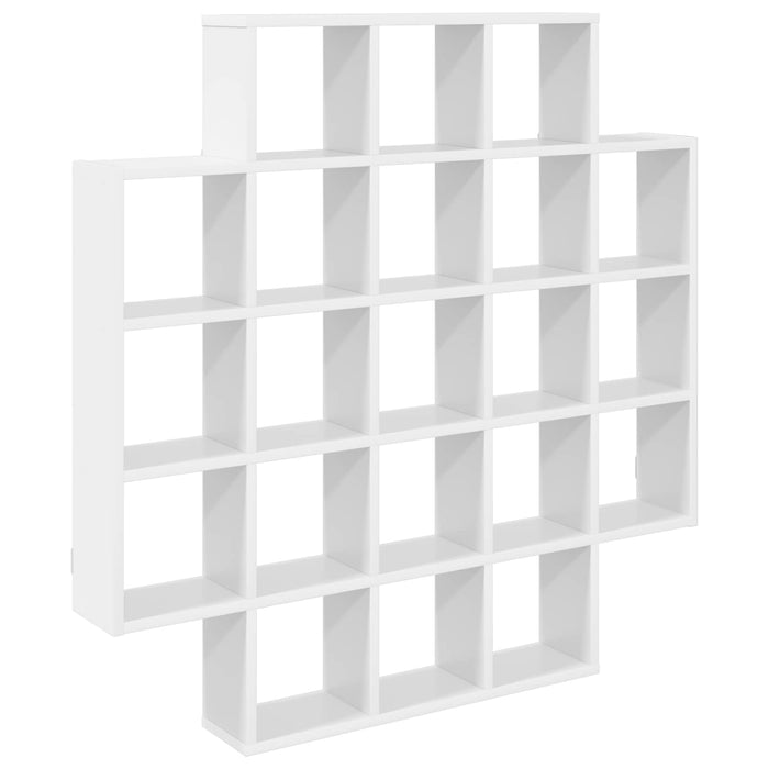 Raft de perete Alb 100 x 13 x 100 cm Lemn prelucrat - WALTI WALTI