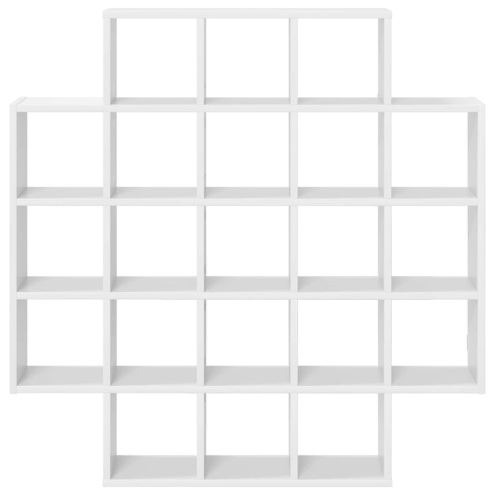 Raft de perete Alb 100 x 13 x 100 cm Lemn prelucrat - WALTI WALTI