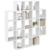 Raft de perete Alb 100 x 13 x 100 cm Lemn prelucrat - WALTI WALTI