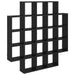 Raft de perete Stejar Negru 100 x 13 x 100 cm Lemn prelucrat - WALTI WALTI