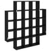 Raft de perete Stejar Negru 100 x 13 x 100 cm Lemn prelucrat - WALTI WALTI
