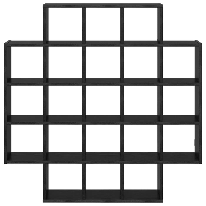 Raft de perete Stejar Negru 100 x 13 x 100 cm Lemn prelucrat - WALTI WALTI