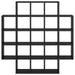 Raft de perete Stejar Negru 100 x 13 x 100 cm Lemn prelucrat - WALTI WALTI