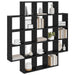 Raft de perete Stejar Negru 100 x 13 x 100 cm Lemn prelucrat - WALTI WALTI